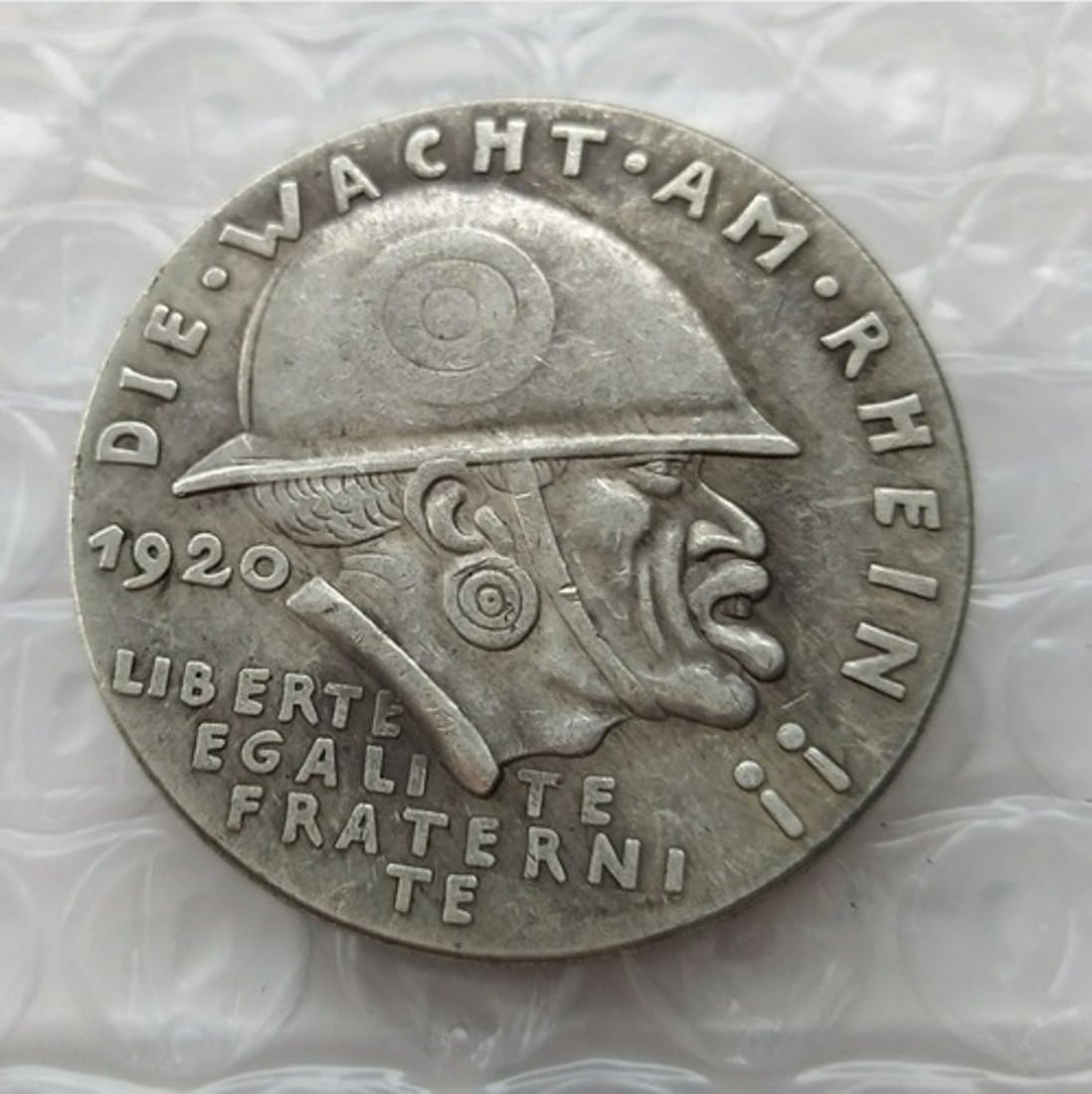 Bespok Souvenirs RARE Antique Ancient European Germany 1920 Commemorative Silver Color Coin