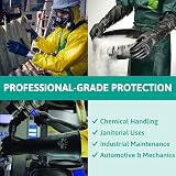 Ansell AlphaTec 87-104 Chemical Resistant Latex Gloves X-Large 43cm Cuff view 3