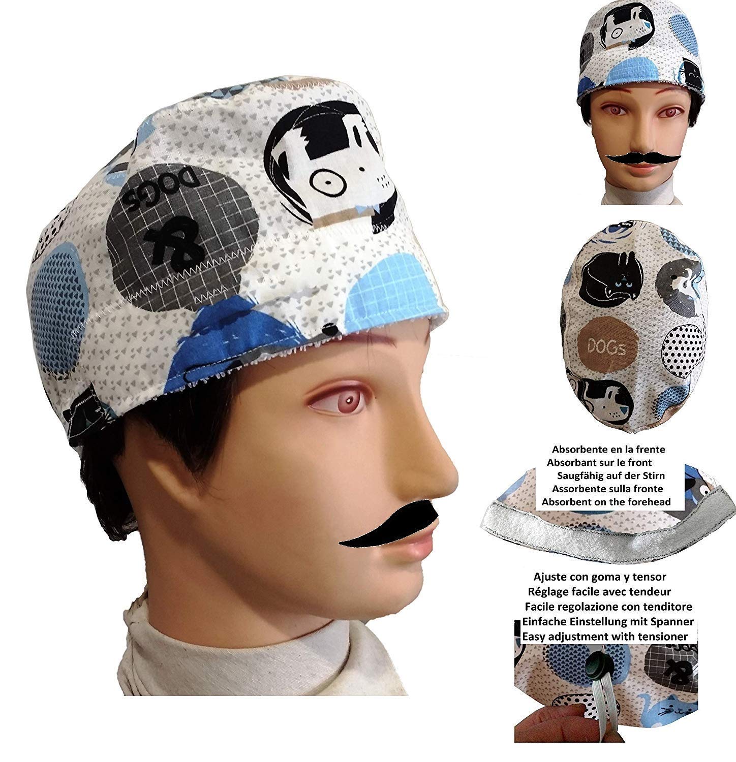 Scrub Hat Theatre Veterinarian Dogs And Cats For Short Hair With