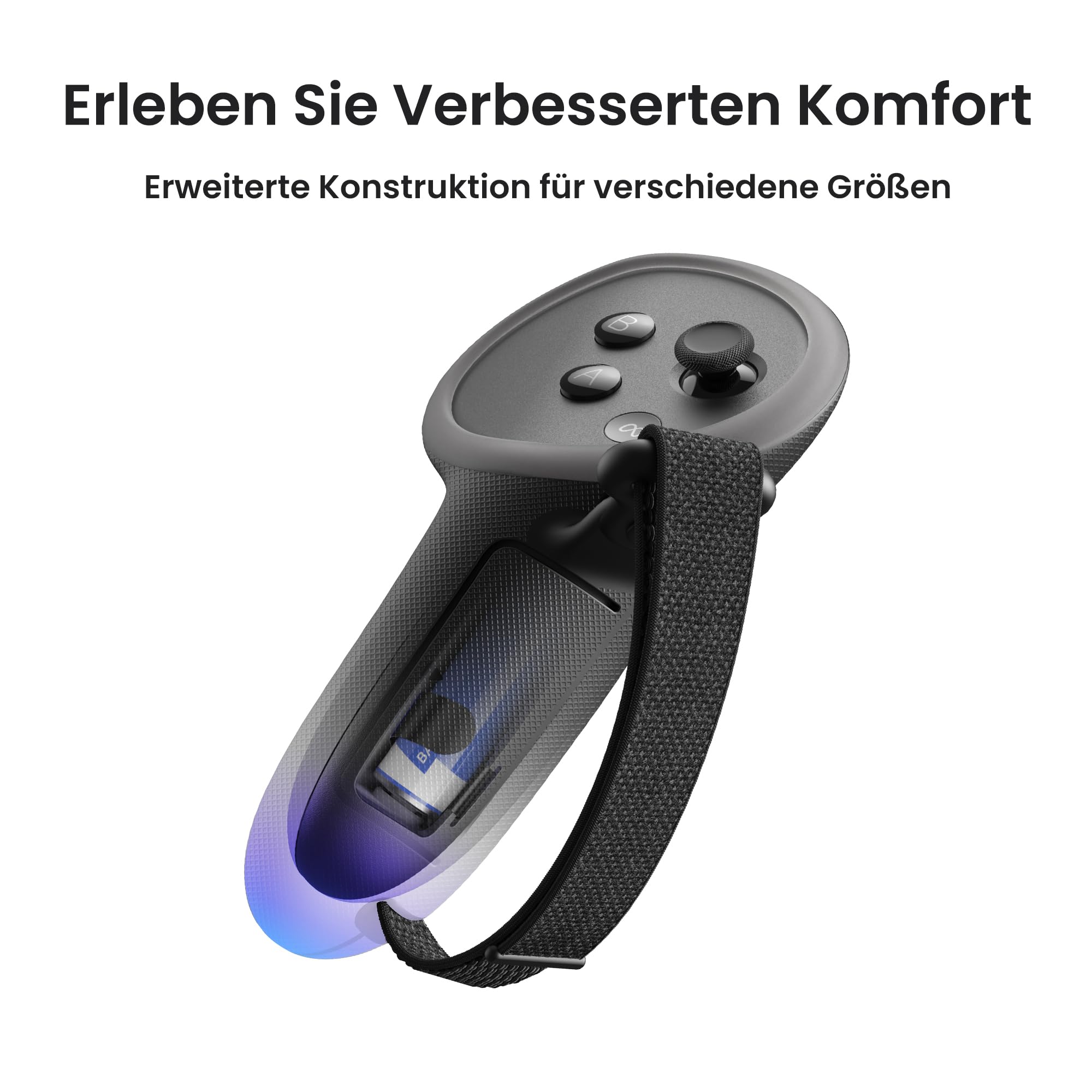 KIWI design G4 Pro Controller Griffe Kompatibel mit Meta Quest 3/3S 7
