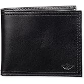 Dockers Men's Bifold Leather Wallet - Thin Slimfold RFID Blocking Security Smart Extra Capacity