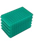 5 PCS Vial Rack Tube Rack Double Panel 96 Positions
