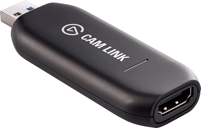 Elgato Cam Link 4K Capture Device USB 3.0 Renewed HDMI DSLR Camcorder PC Mac
