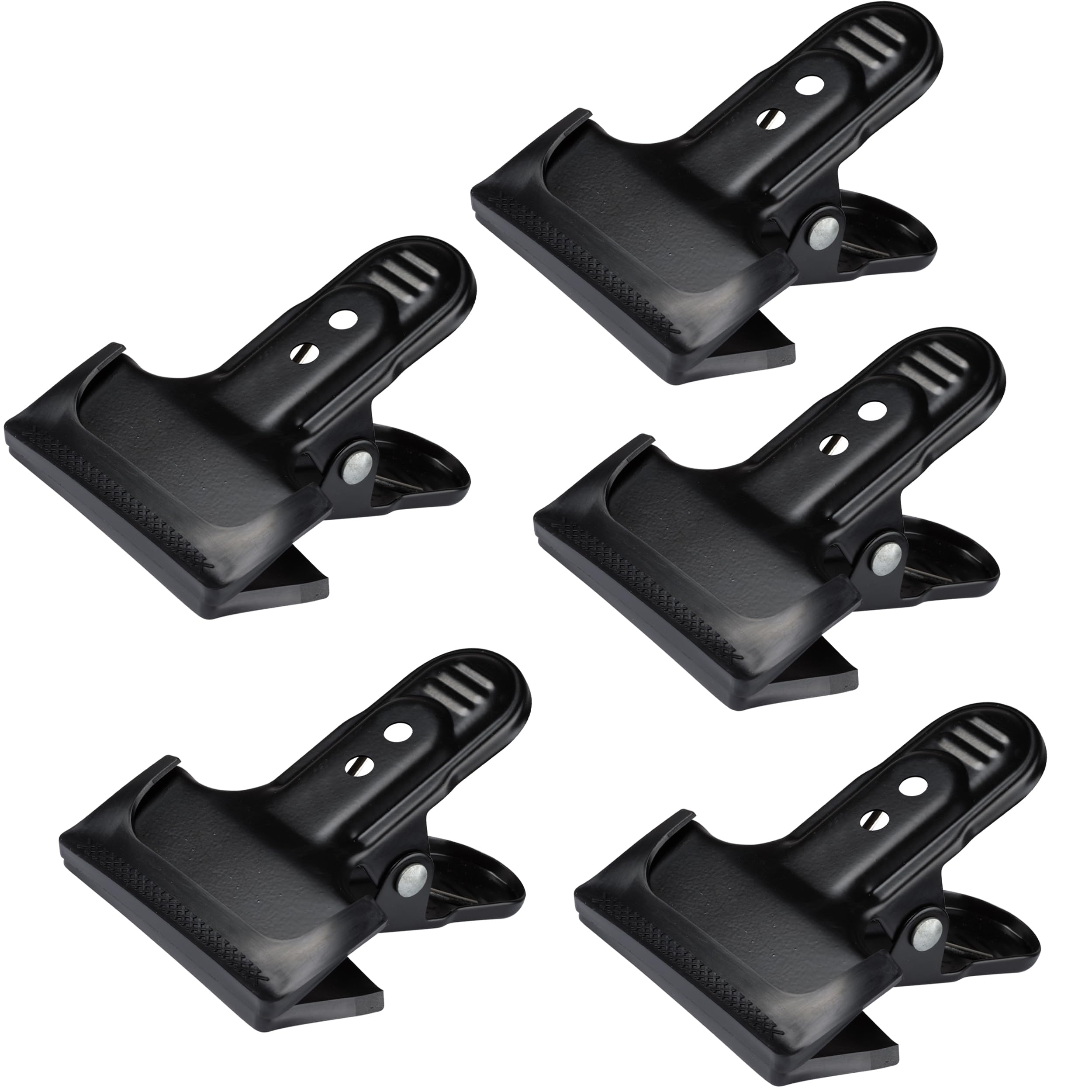 Bresser F001987 BR-10 Photo Studio Clip (Metal, 5 Pieces, for Attaching Background Cloths for Recording Tables)