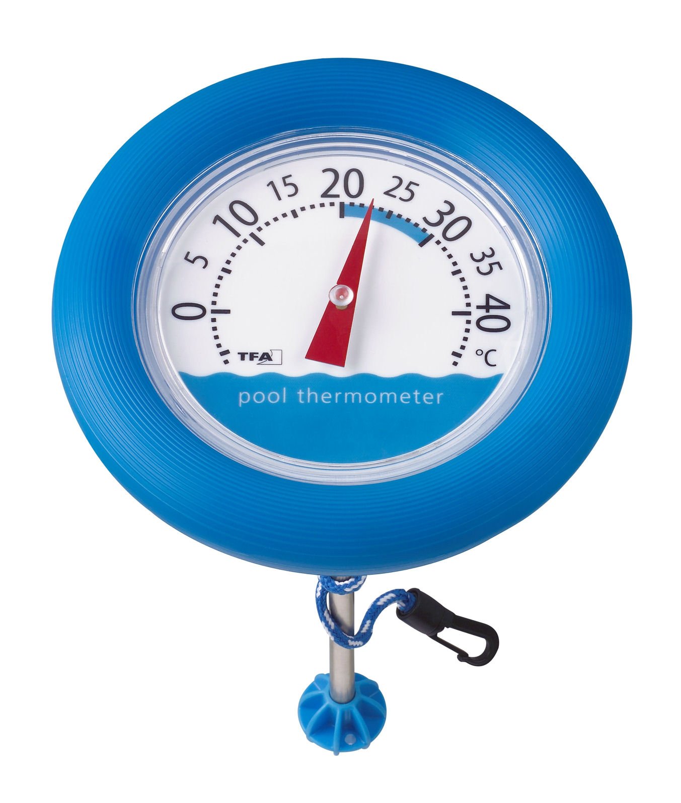 TFA Dostmann Watch Swimming Pool Thermometer, Multi-Colour, 19.3 x 4.2 x 26.700000000000003 cm