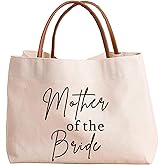 Ryndrone Mother of the Bride, Mother of the Groom Gifts from Daughter Son - Canvas Tote Bag, Mom Wedding Gift