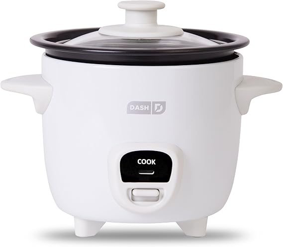 Amazon.com: Dash DRCM100XXWH04 Rice Cooker, White: Kitchen & Dining