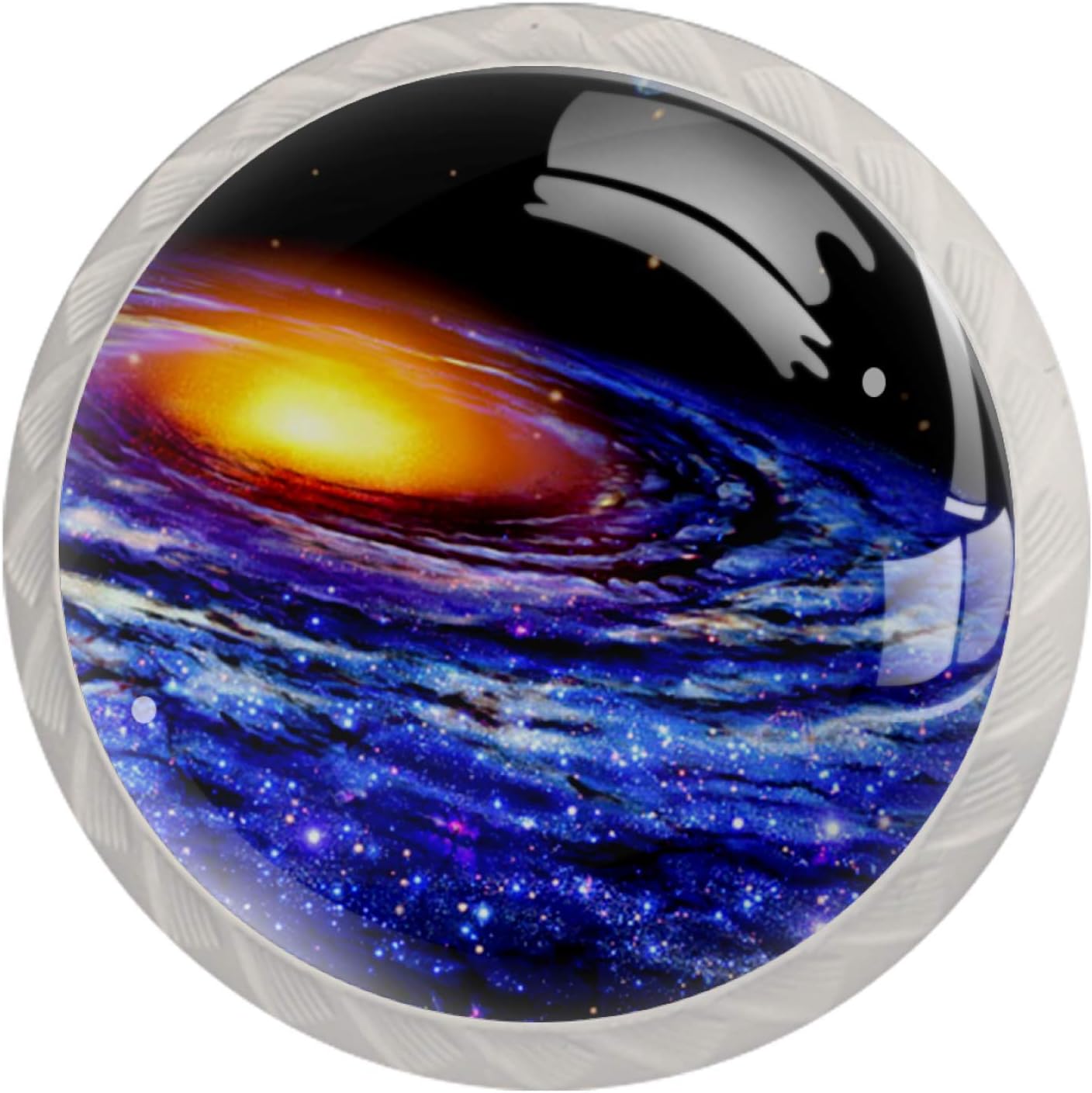 Z&Q Pomos de Hardware del gabinete Espacio Exterior de la Galaxia