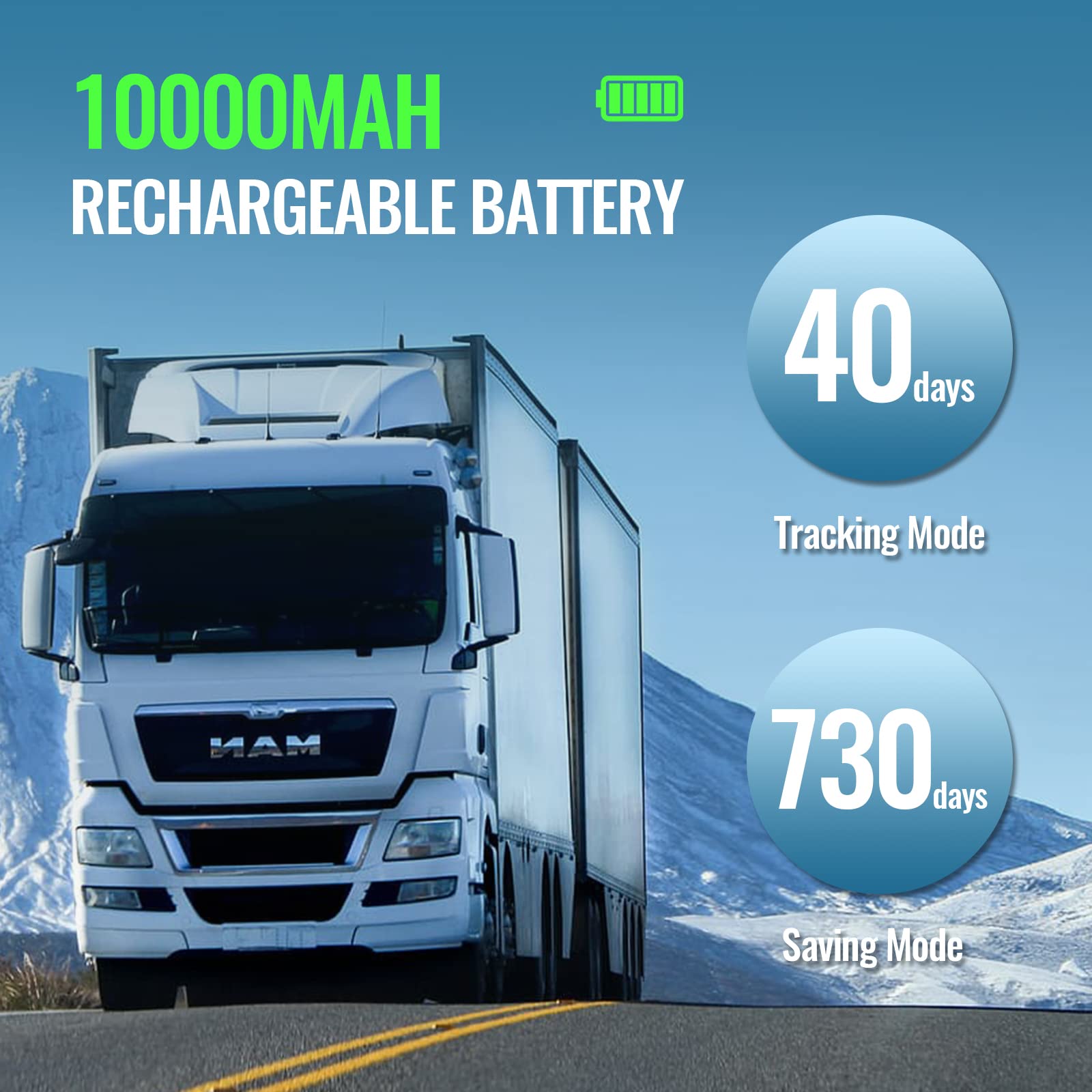 GPS Tracker for Vehicles, 4G LTE GPS Real Time Tracking Device, Magnetic IP65 Waterproof Tracker for Car Rental, Fleet Management, Luggage Tracking - Subscription Required