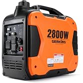 Genkins 2800W Portable Inverter Generator, Quiet Lightweight for Camping Home Backup