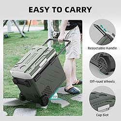 Alpicool Portable Refrigerator for Car, 12 Volt