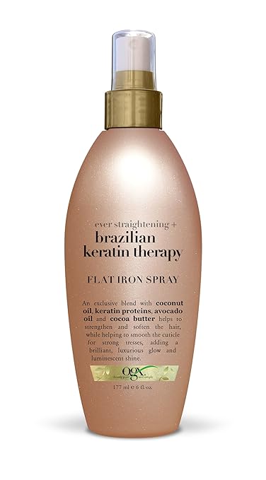 Organix Brasilianische Keratin Behandlung Gätteisen Spray 177 ml