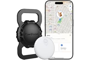 PawGaze Cat Dog Items Tracker Compatible with Apple iOS FindMy App, Anti-Lost Tracking Device FinderTag for Dogs, Cats, Pets, Luggage, Items, with Silicone Cover for Pets' Collars/Bag Straps
