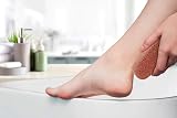 Vulcan Pumice Stone Pack of 2 Terracotta Grey Removes Hard Skin Calluses Feet view 5