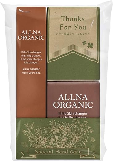 ハンドクリーム ギフト 【 袋を開けて いい香り 】 オルナ オーガニック ハンドケア プレゼント ハンドクリーム + せっけん 「 いい香り の プレゼント 女性 にも 男性にも 」「 大切な人への 感謝 を込めて 」 ハンドクリーム 43g せっけん 100g