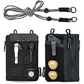 VIPERADE VE18R EDC Pouch with Strap, 4 Multi-Purpose Pockets, Slim EDC Wallet Organizer for Men