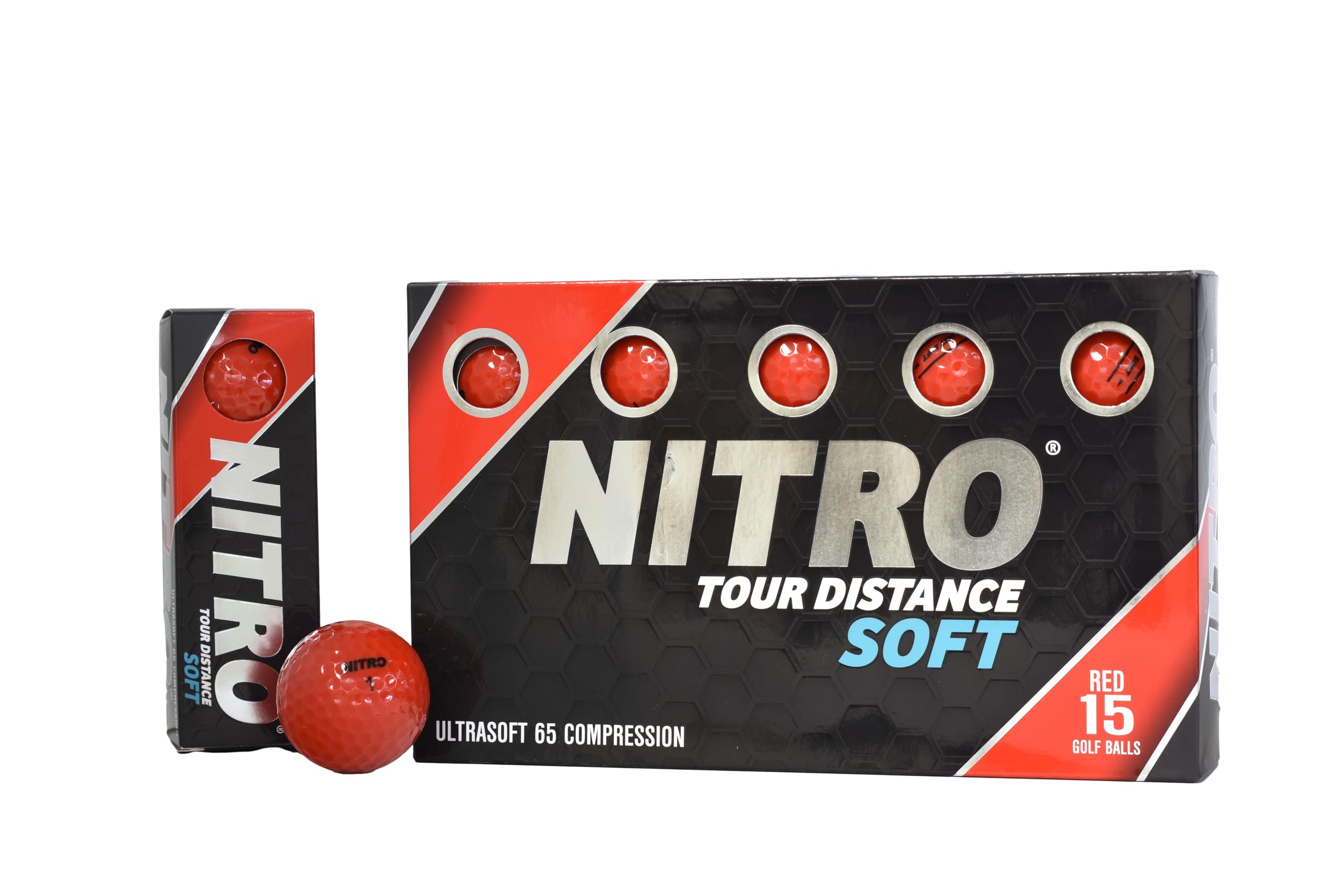 Nitro TOUR DISTANCE SOFT 15 PACK - RED