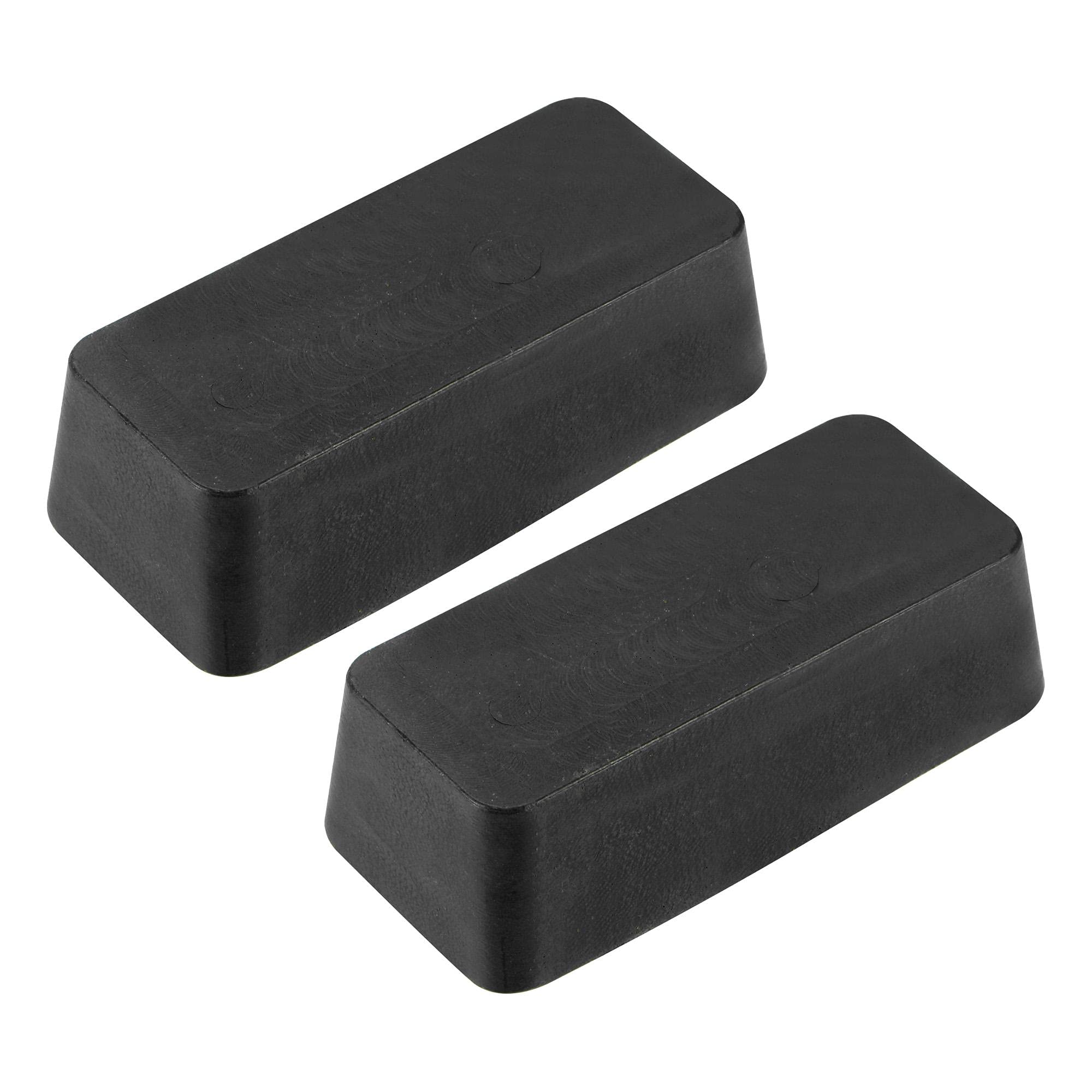 sourcing map Black Polishing Compound 76mm x 35mm x 23mm Mirror Polished Buffing 2pcs