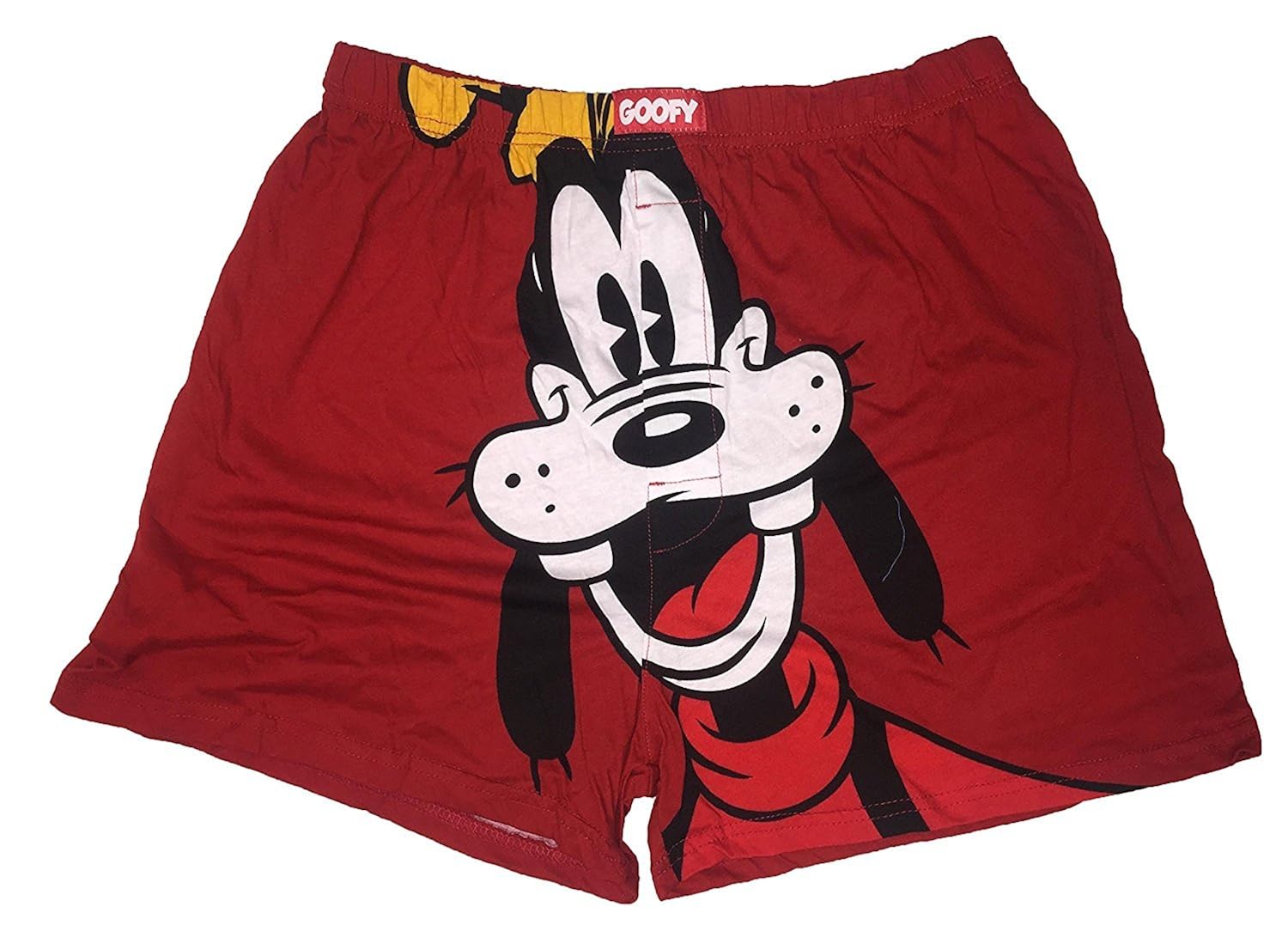 Disney Mens Boxer Shorts Classic Goofy Face at Amazon Men’s Clothing store