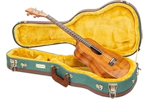 Crossrock Master Series Hardshell Case for 27" Tenor Ukulele, Compatible to Large Body Tenor | Heavy-Duty Protection, Backpac