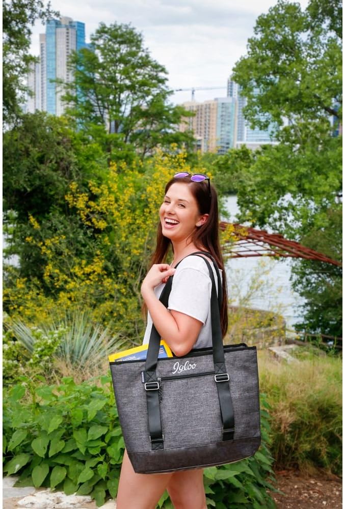 igloo dual compartment cooler tote