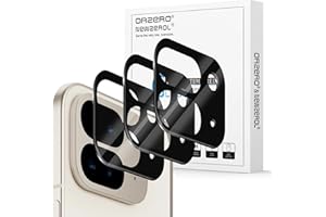 Orzero (3 Pack) Compatible for Google Pixel 9 Pro Fold Camera Lens Protector, Tempered Glass 9H Anti-Scratch Case Friendly Does Not Affect Night Shots and Flash
