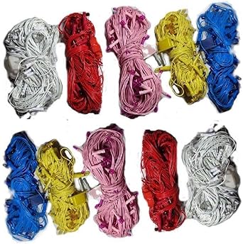 Left brain creation Rice Lights Serial Bulbs Decoration Lighting for Diwali Christmas (Multicolour, 5 m) - Set of 10