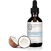 PureC60OliveOil C60 Organic MCT Coconut Oil 50ml / 1.7 Fl Oz - 99.95% Carbon 60 Solvent Free 20mg - Amber Glass Bottle - Food Grade - Carbon 60 MCT Coconut Oil - from The Leading Global Producer