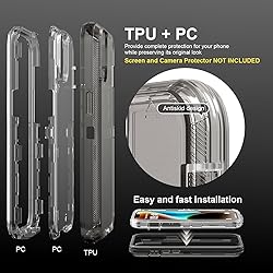 Follaroma for iPhone 14 Case, Heavy Duty Shockproof