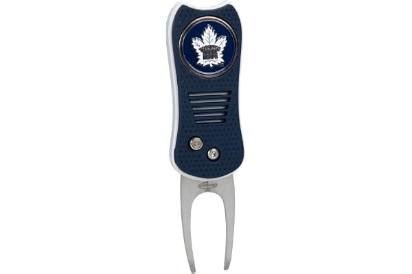 Team Golf NHL Switchblade Divot Tool with Double-Sided Magnetic Ball Marker, Features Patented Singl