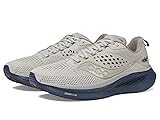 Saucony Men's Ride 17 Sneaker, Dove/Navy, 11.5