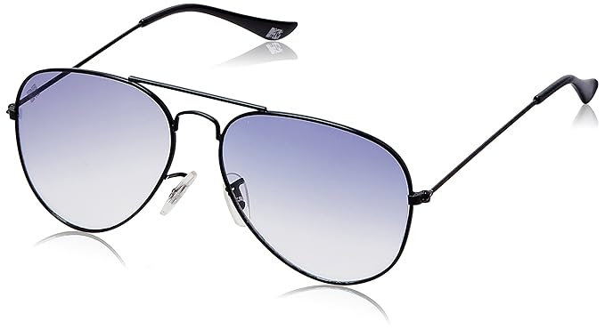 Aviator Men Sunglass (Black) (MTV-123|C8 58)