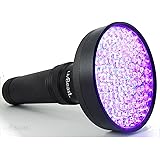 uvBeast Black Light UV Flashlight – High Power 100 LED with 30-feet Flood Effect – Professional Grade 385nm-395nm Best for Co