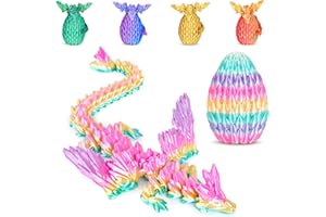 Winged Dragon Surprise Egg 3D Printed Dragon Eggs with Dragon Inside Collectible Fantasy Dragon Desk Toy Gifts for Kids Adult