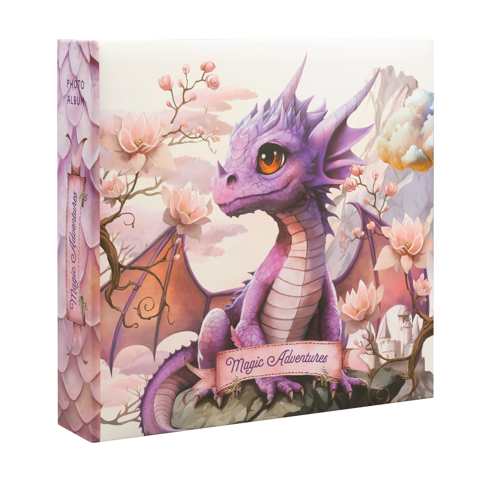 Grupo Erik 6x4 Photo Album - Dragon | 10x15 cm, 200 Pockets Photo Albums 6x4, Memory Book | Dragon Gifts Under 15 Pounds, Cute Gifts For Women & For Men