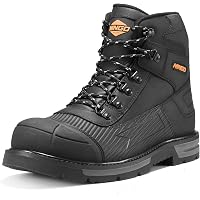 Amazon.com | NINGO Steel Toe Work Boots for Men, Full-Grain  display picture 2