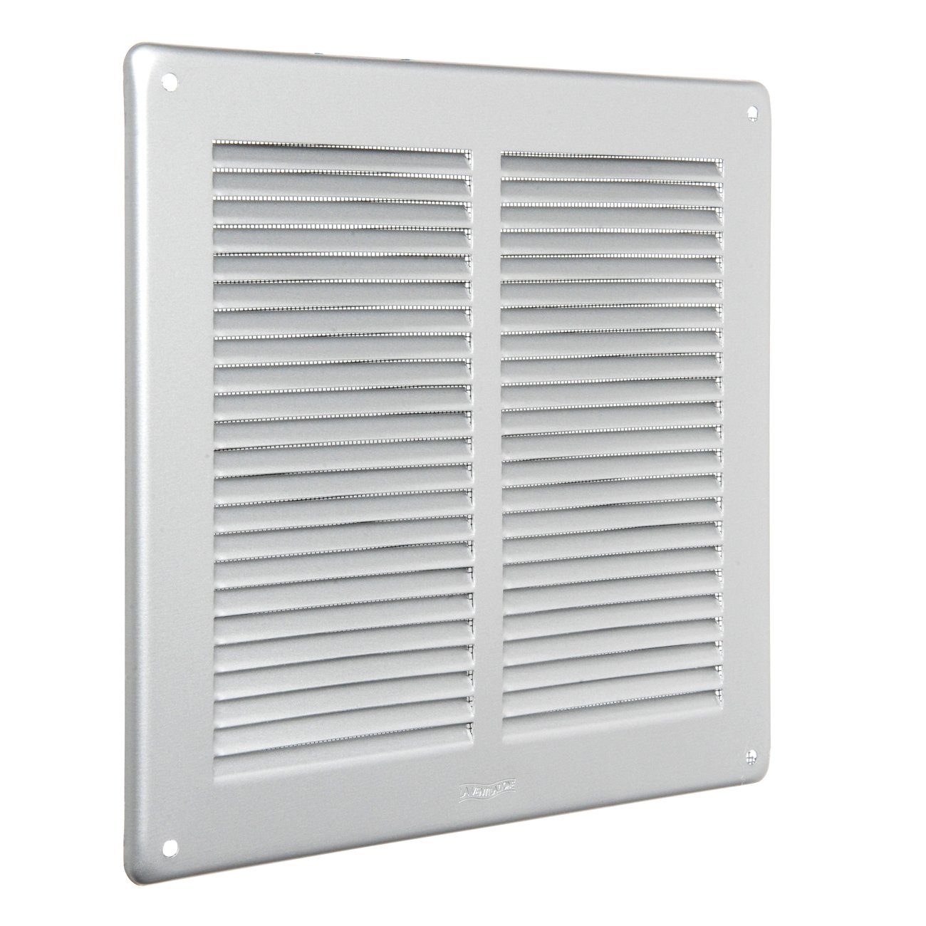 La Ventilazione GAL24R Square Overlap Grill Aluminium Silver