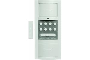 Xodus Innovations HS4317B Battery Powered Wireless Security Door Alarm with Key Pad and Chime or Alarm Mode, White