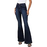 Vibrant M.I.U. Women’s Flare Jeans – High Waisted Bell Bottom Casual Denim Classic Flared Pants with Pockets