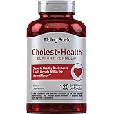 Piping Rock Cholesterol Health Supplement | 120 Softgels | Plant Sterols Formula | Non-GMO, Gluten Free
