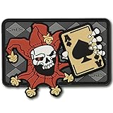M-Tac Morale Patch Joker Skull Death Card Tactical
