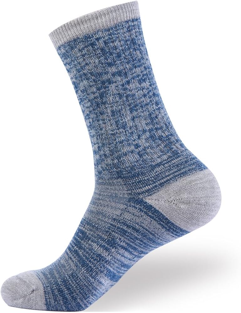 EnerWear 4 Pack Women's Merino Wool Outdoor Hiking Trail Crew Sock at  Women’s Clothing store