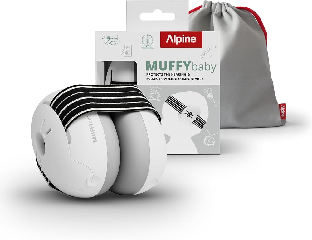Alpine Muffy Baby Ear Muffs Noise Protection | Toddler Ear Protection | For babies up to 4 years | 23dB Sound Reduction | Bab