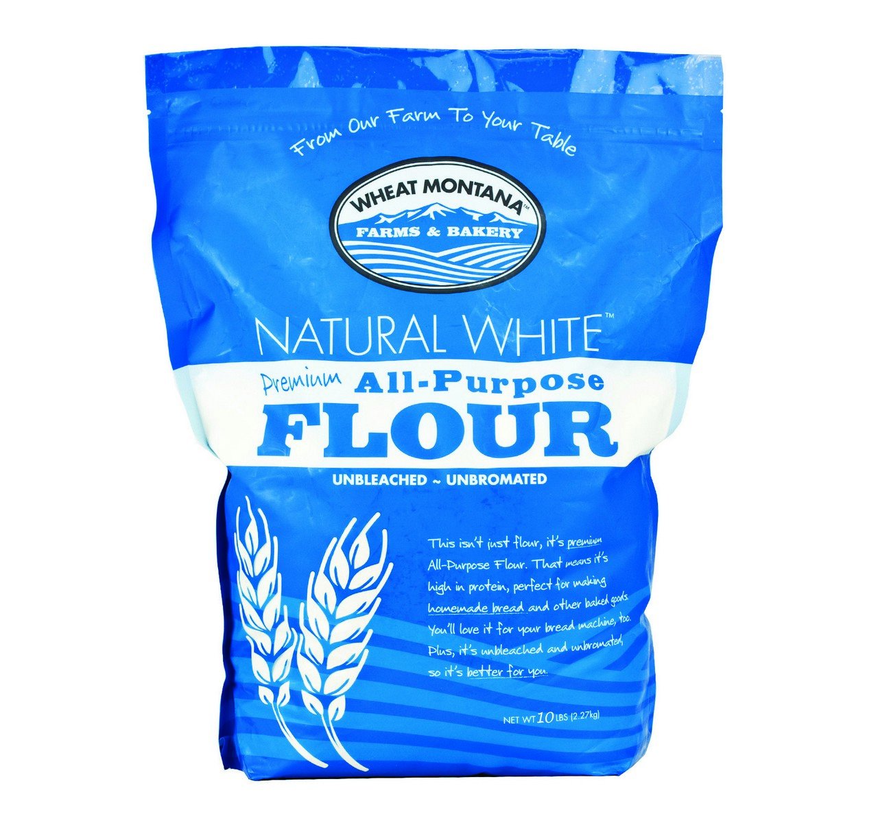 Wheat Montana All Purpose White Flour, 10 Lb. Bag Grocery & Gourmet Food