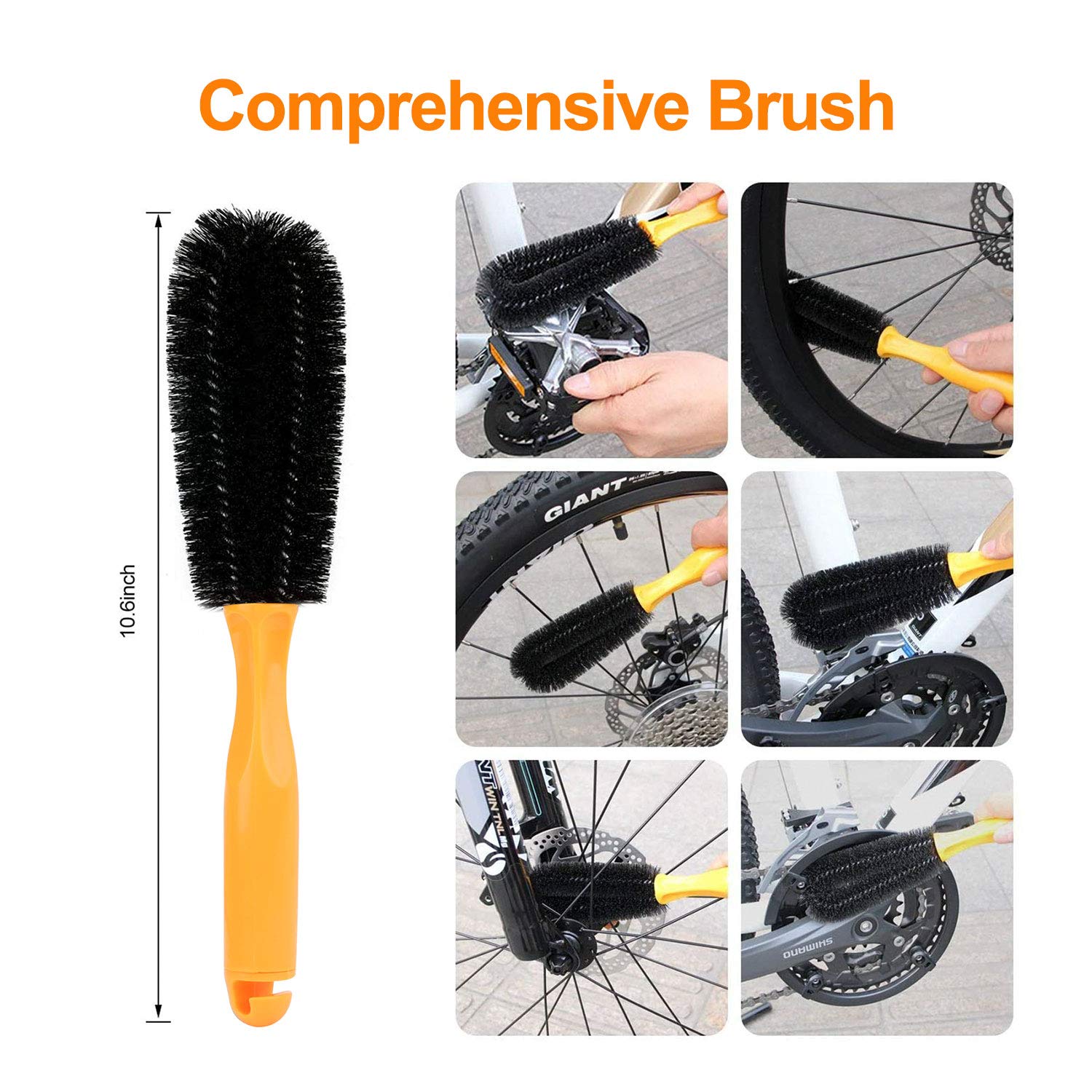 bike cleaning brush kit