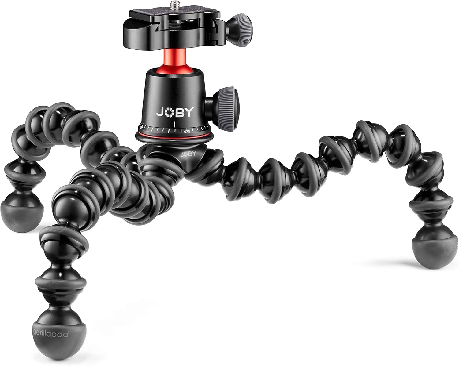JOBY GorillaPod SLR Zoom. Flexible Tripod with Ballhead Bundle for DSLR and