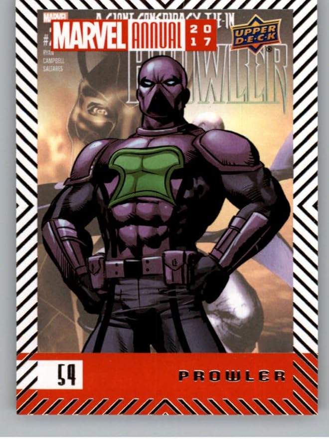 2018 Upper Deck Marvel Annual 54 Prowler Marvel Prowler Superhero