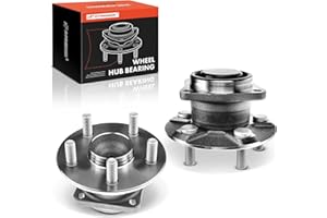 A-Premium 2 x Rear Wheel Bearing and Hub Assembly with 5-Lug Compatible with Toyota Corolla 2003-2008, Matrix 2003-2008, Celi