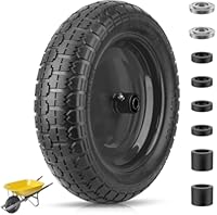 TICONN 4.80/4.00-8 Flat Free Tire 14.5"