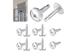 12pcs Load Center Cover Replacement Screws for Square D S106 & Siemens ECTS2, Durable Panel Screw Compatible with QO & Homeli